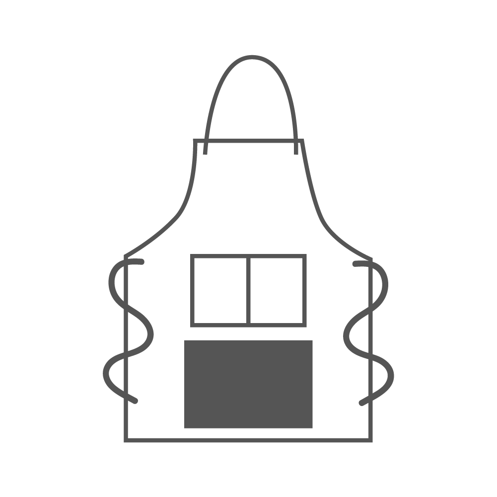 380 x 260 mm - Voor Onder