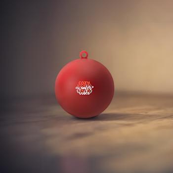 christmasbauble7cmrecycledpp setting2