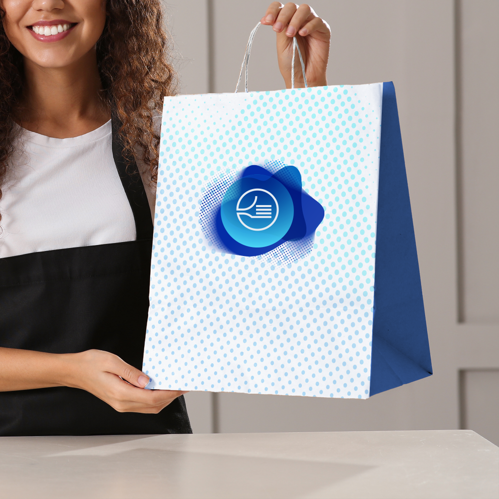 Full Drive Scan 3 Vf Full Colour Printed Paper Bags | HelloPrint