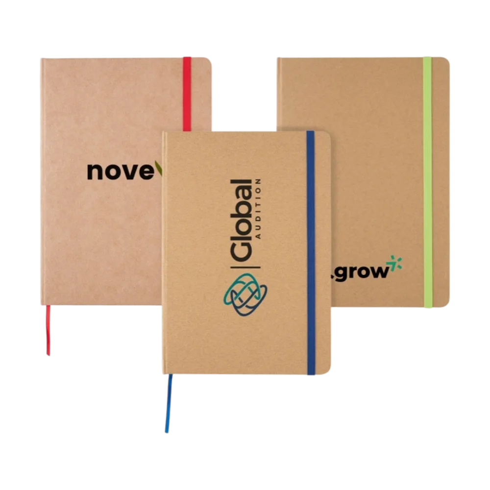 A5 recycled kraft notebook PLP SQ