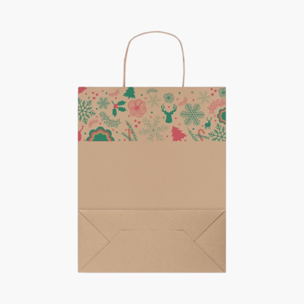 PDP - baomediumchristmasmediumgiftpaperbag square #F8F8F8 background