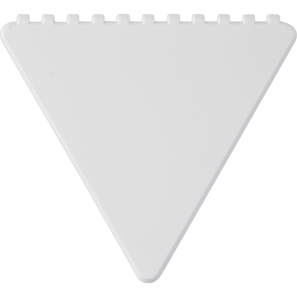 ICON - frostytriangularrecycledplasticicescraper white