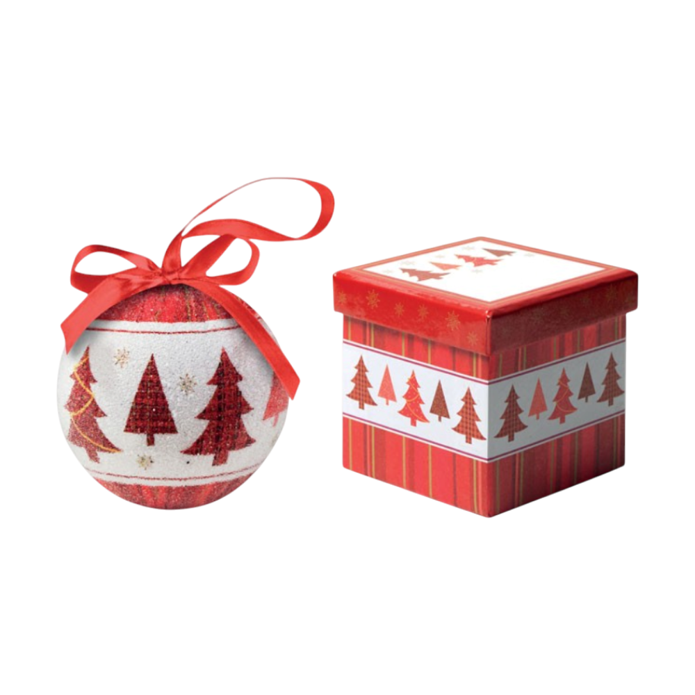 Papieren kerstbal