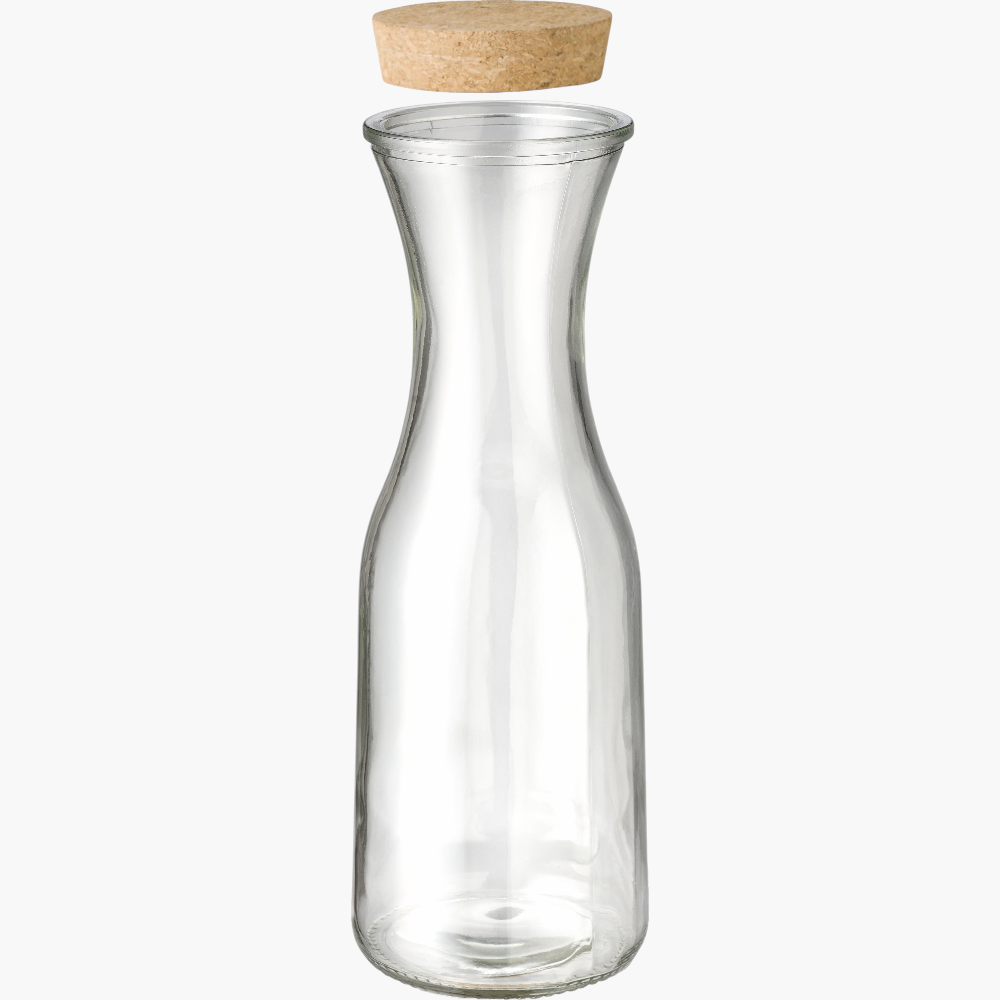 Carafe en verre recyclé 1 L