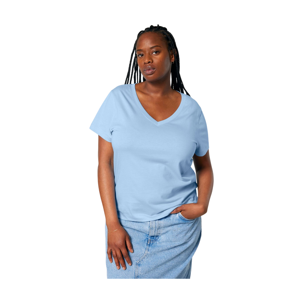 PDP - stanleystellathewomensvnecktshirt square grey background