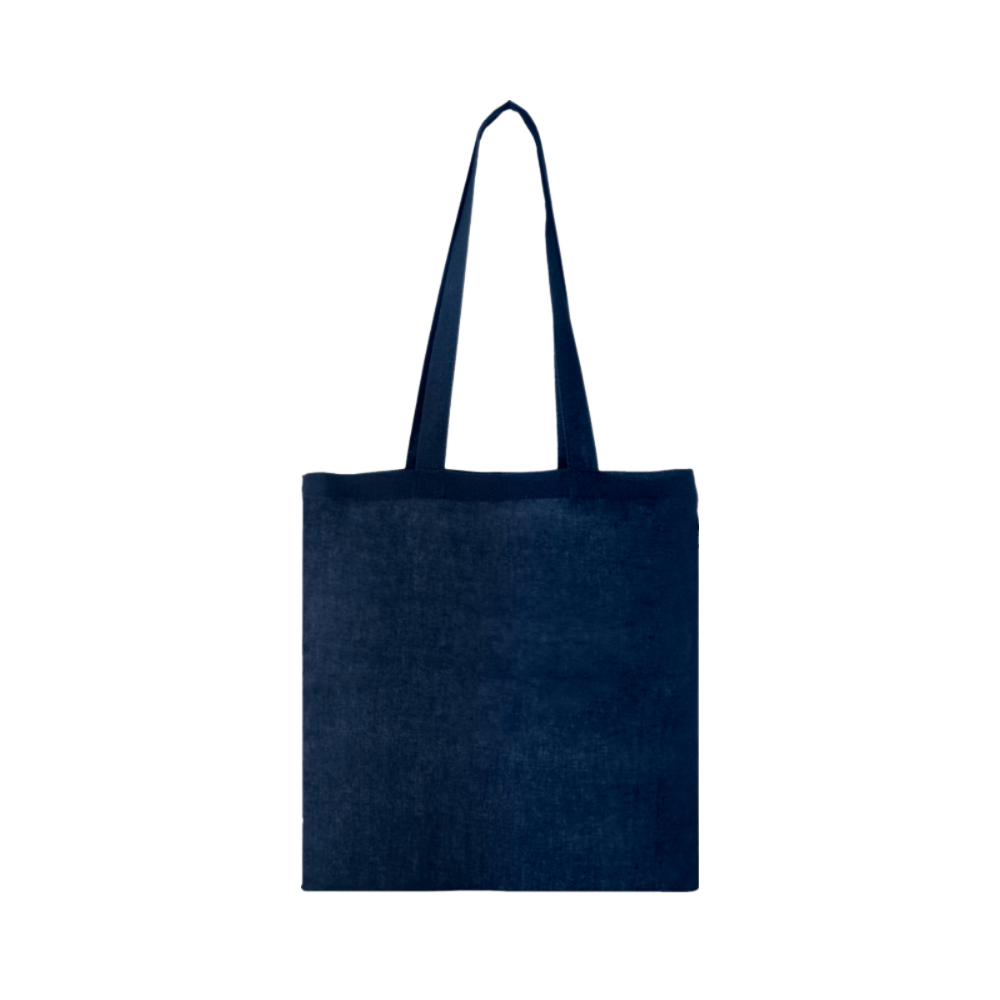 Carolina 100 gsm cotton tote bag 7L navy