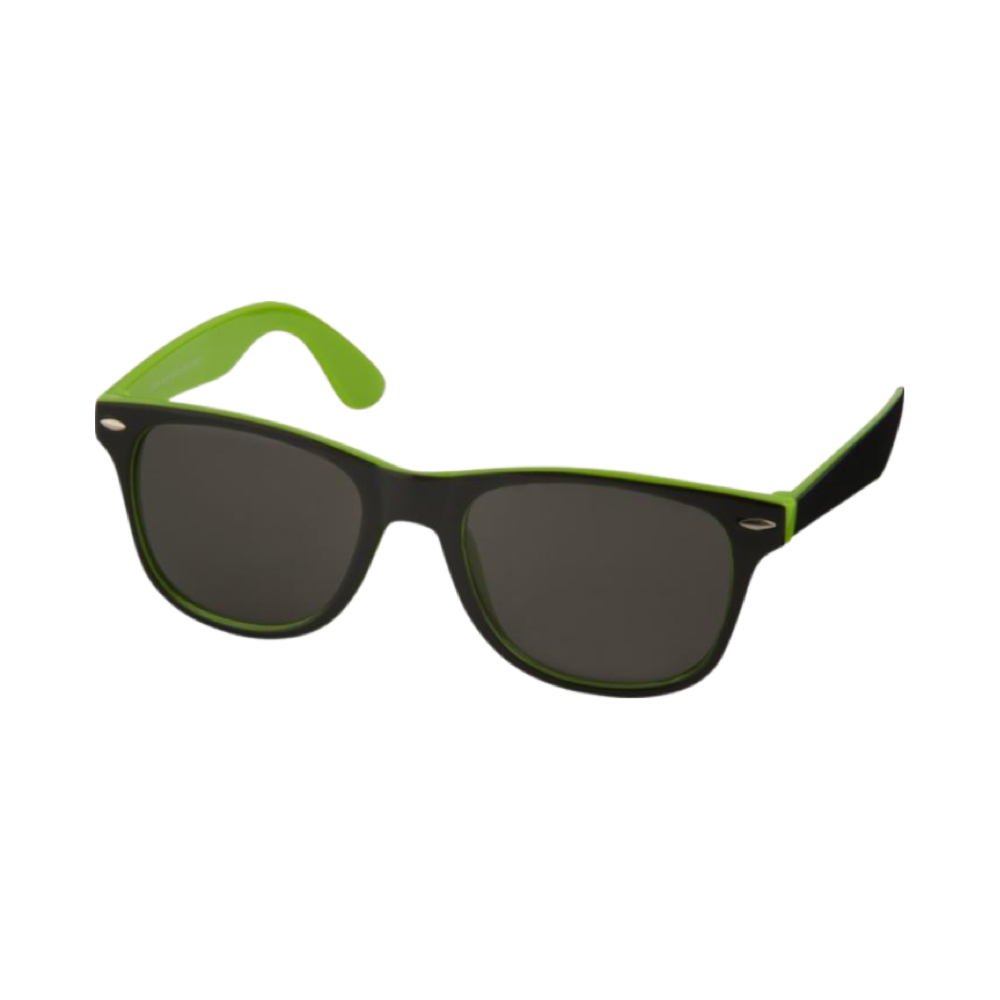Sun Ray with two coloured tones lime black