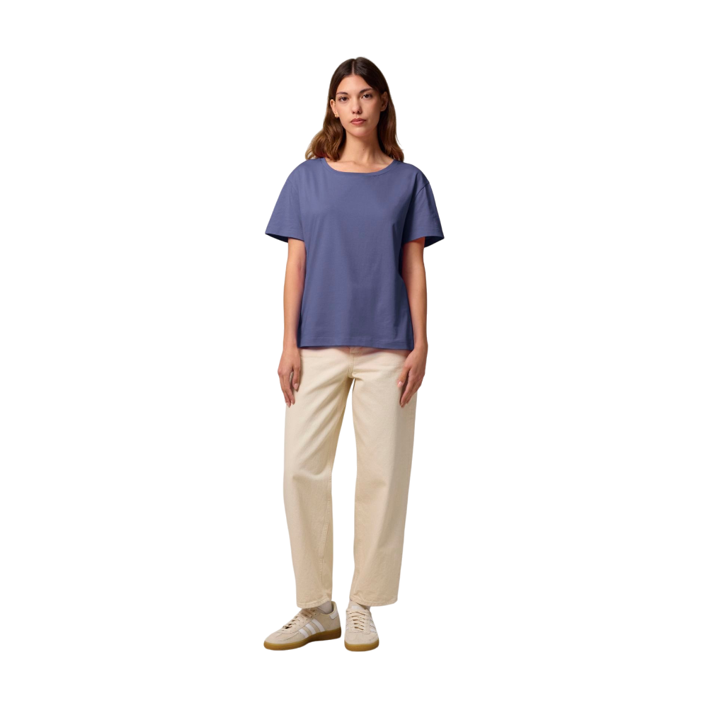 PDP - theiconicmidlightwomensscoopnecktshirt square grey background
