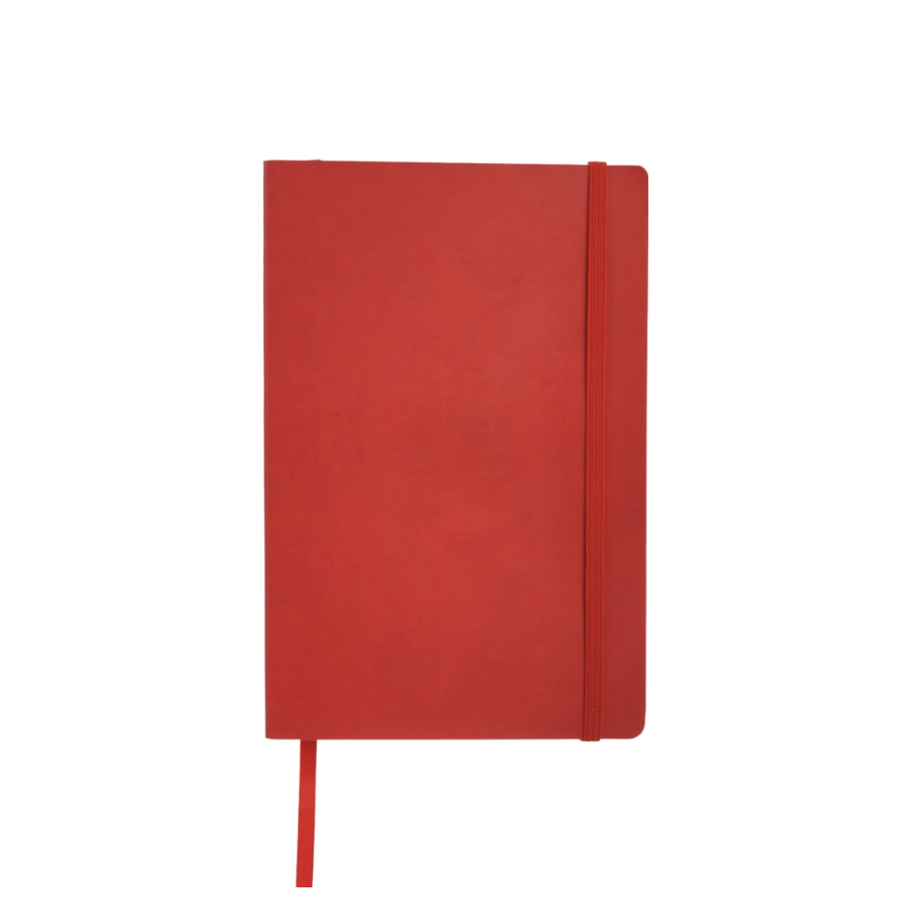 Classic A5 soft cover notebook red