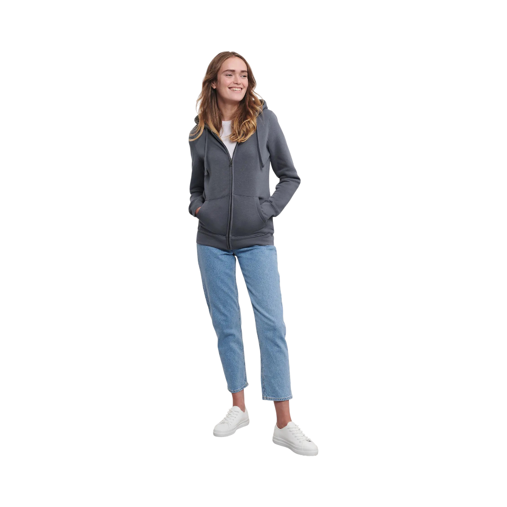 PDP - russelziphoodjacket180gsm9266mm9266fwwomen square #00000000 background