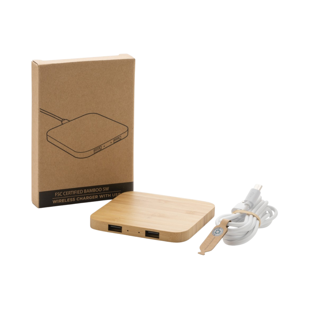PDP - bamboo5wwirelesschargerwithusb square #00000000 background