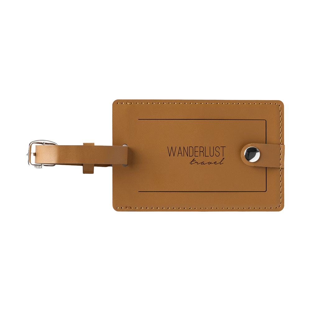 Pineapple Leather Luggage Tag