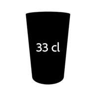 Capacità massima 33 cl