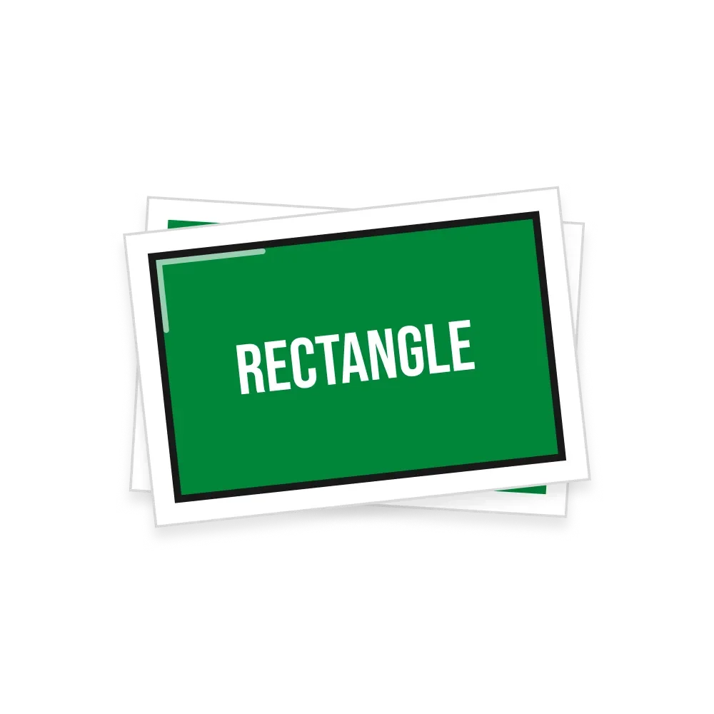 sticker rectangle 1x