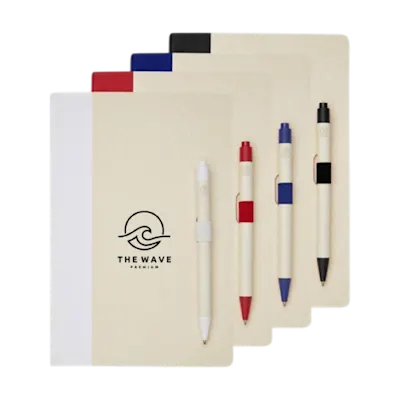 Milk Carton Notebook with Pen