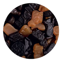 bigglassjar15literfilledwithcandy mixed licorice