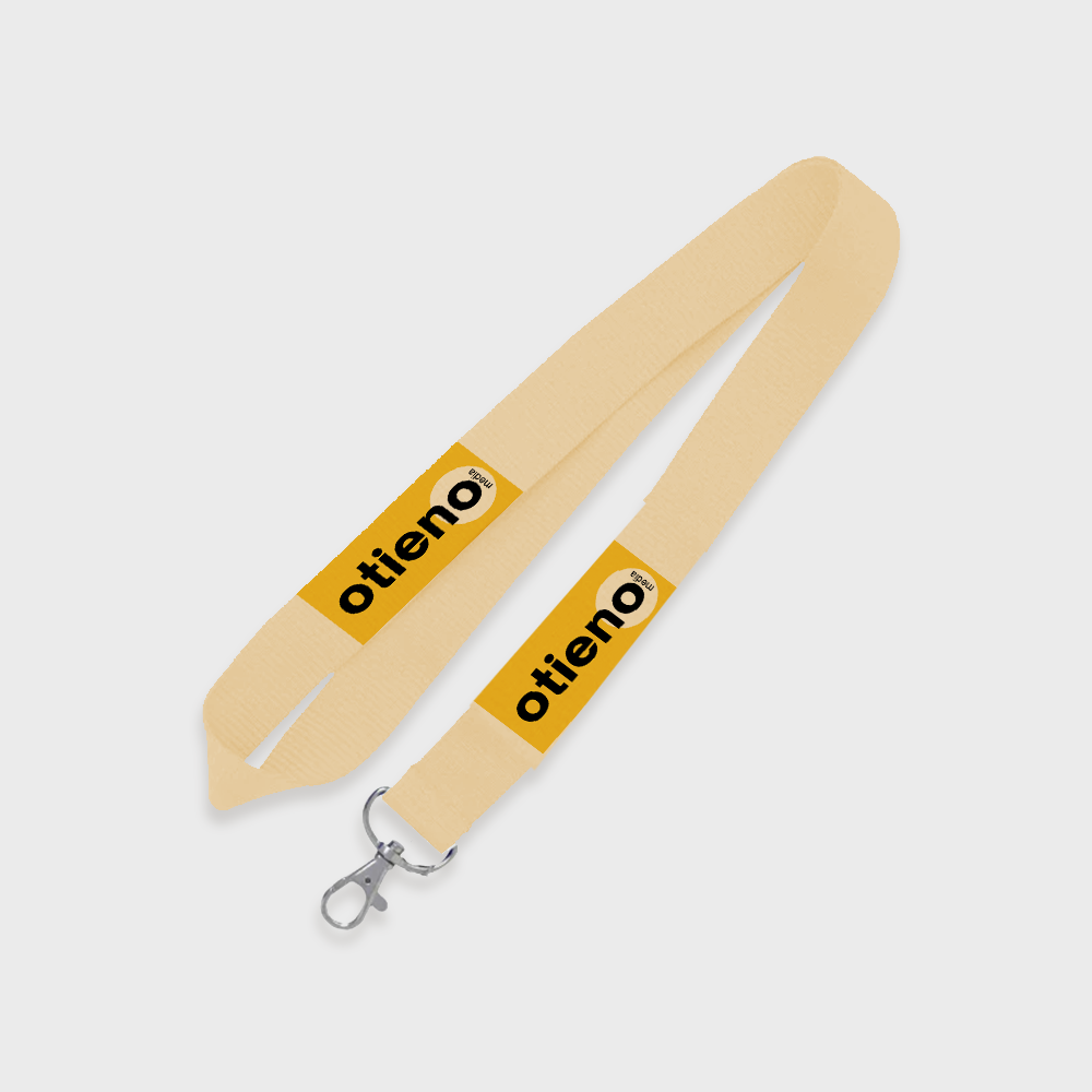 Cordino con clip in metallo - biadesivo a colori