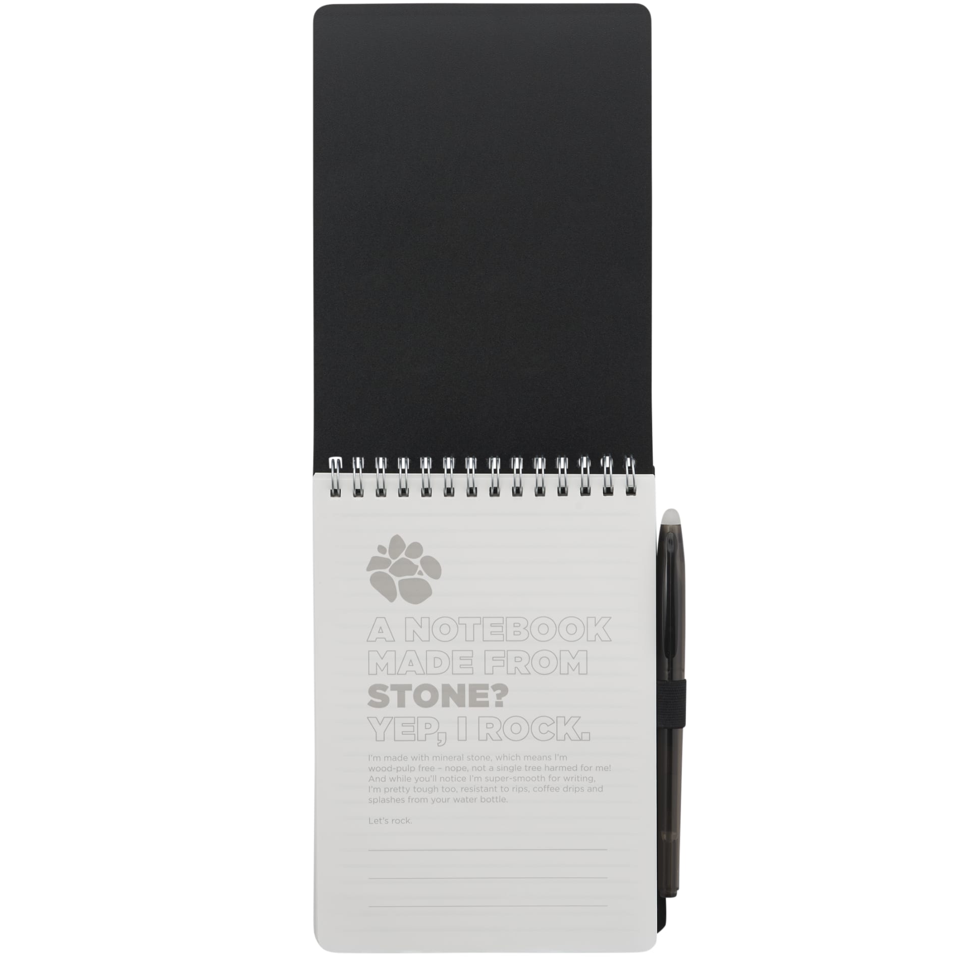 Stone Paper Reporter Notebook -5