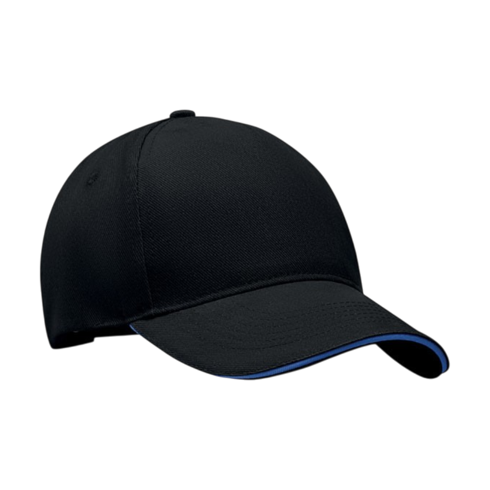 ICON - longbeachsinga5panelbaseballcap black+_blue