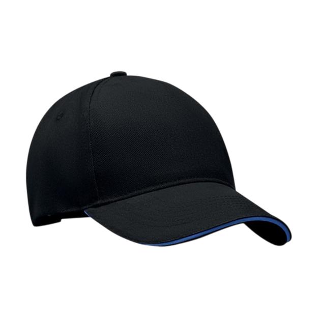 ICON - longbeachsinga5panelbaseballcap black+_blue