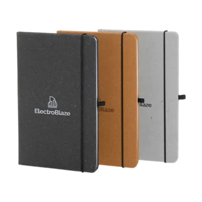 Recycled Leather Hardcover Notebook A5