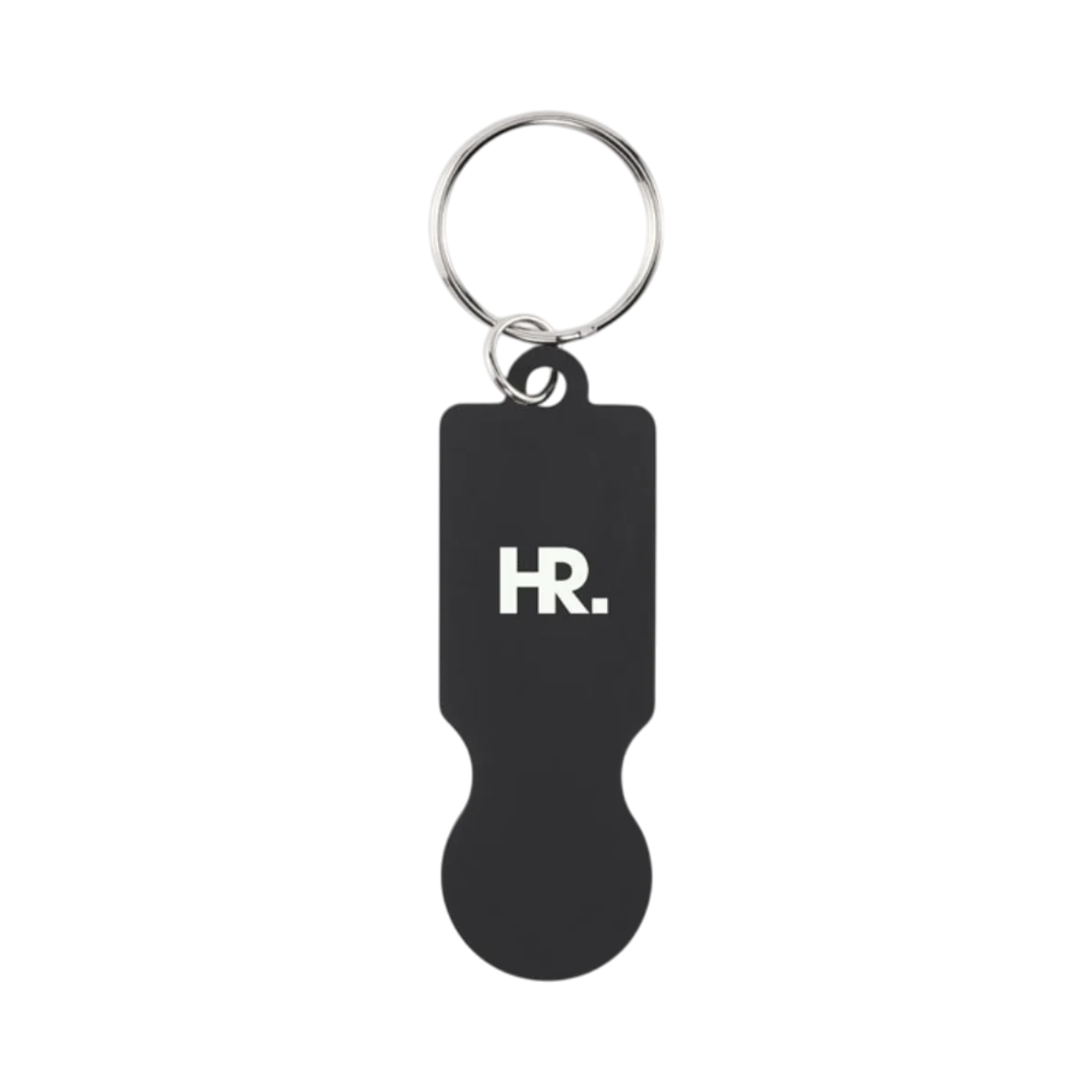 Recycled Aluminium Key Ring with Trolley Token main image