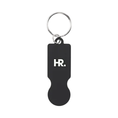 Recycled Aluminium Key Ring with Trolley Token