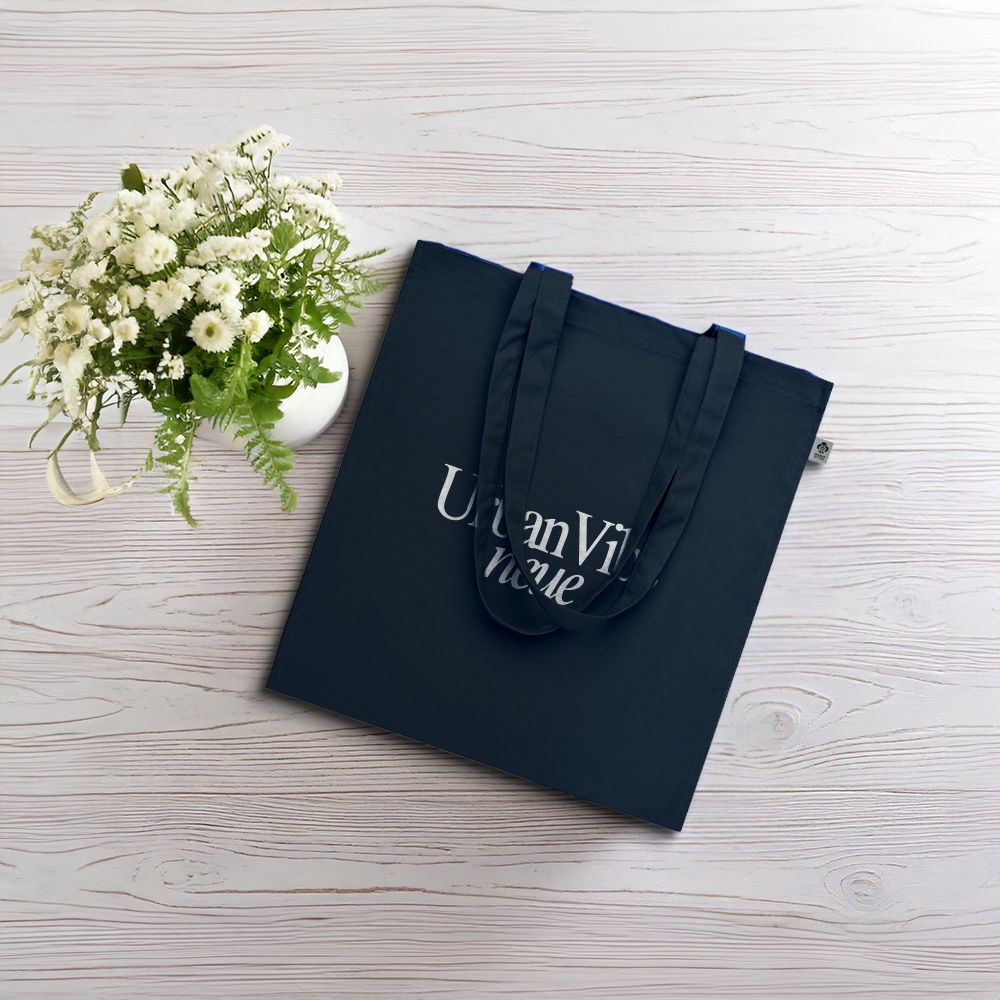 bentecolourorganiccottonshoppingbag setting2
