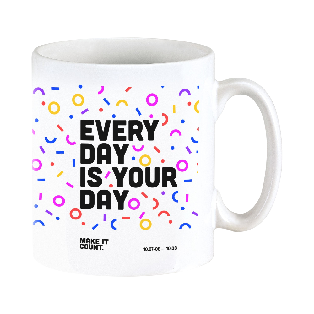 Keramiktasse mit Vollfarbdruck