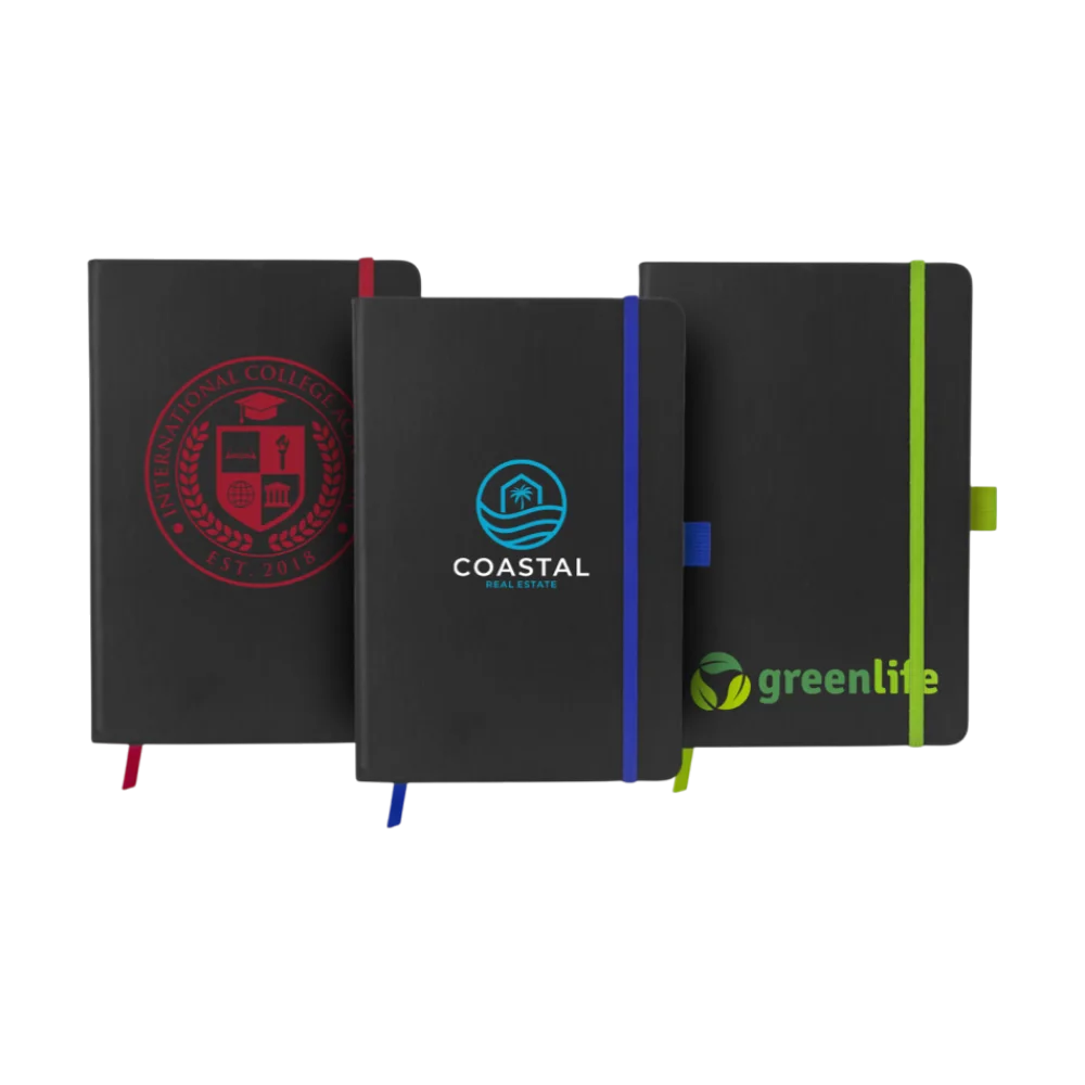 Colour-edge A5 hard cover notebook PLP SQ