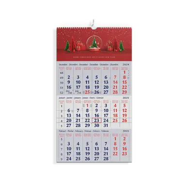 3 Months Calendars Memo