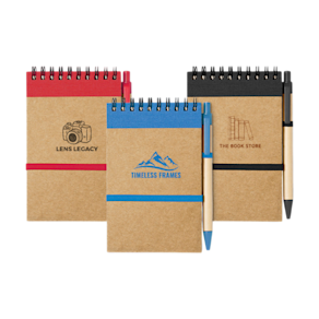 Sonora A6 Recycled Notepad with Pen