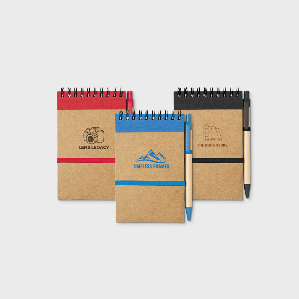 sonoraa6recyclednotepadwithpen PLP