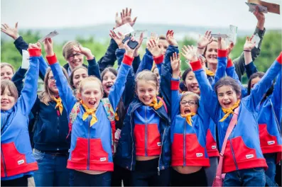 We help Girlguiding in their mission to help all girls to know they can do anything