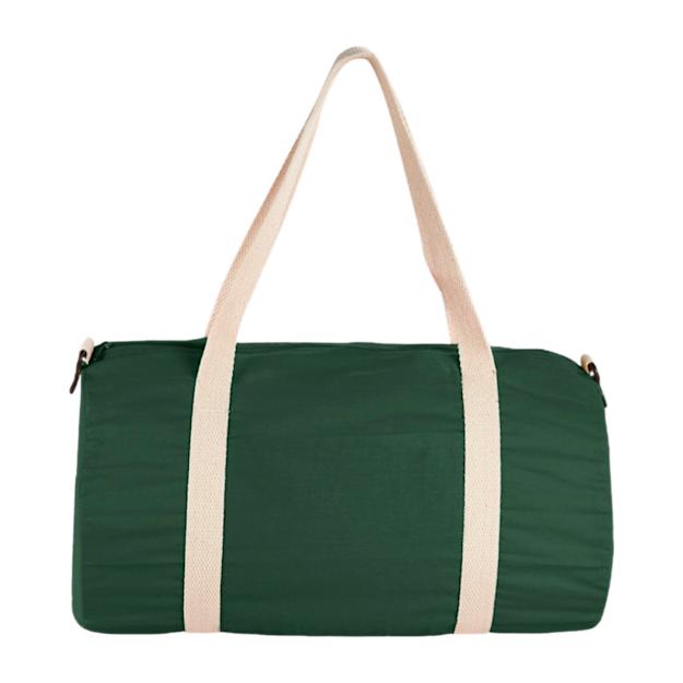 Cochichuate cotton barrel duffel bag 25L green