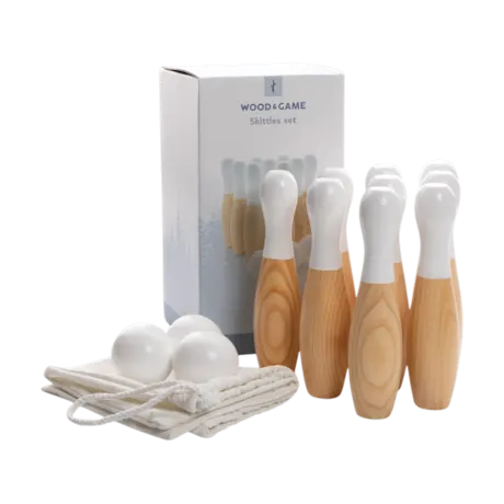 Wooden Skittles Set