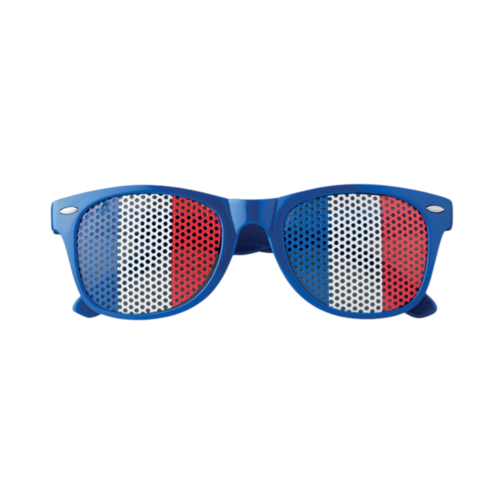 PDP - flagfunglassescountry square #00000000 background
