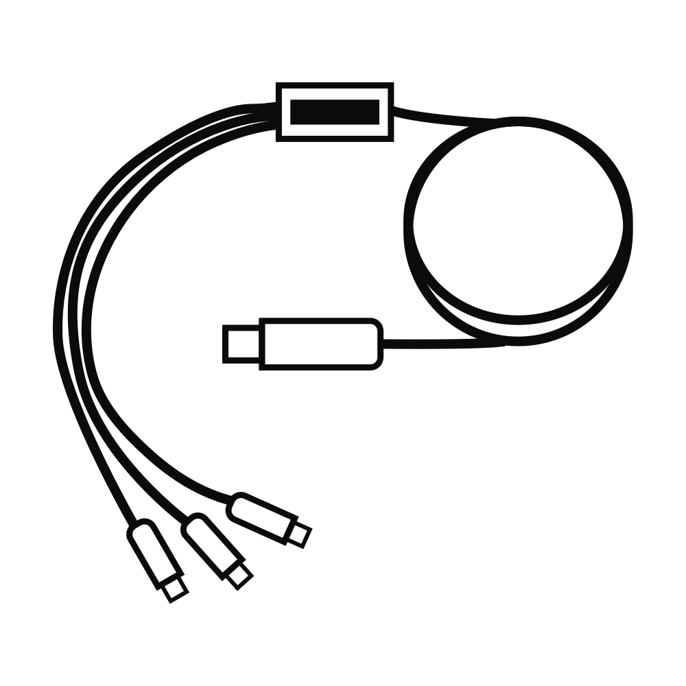 Versatile 5-in-1 charging cable posi 25x7