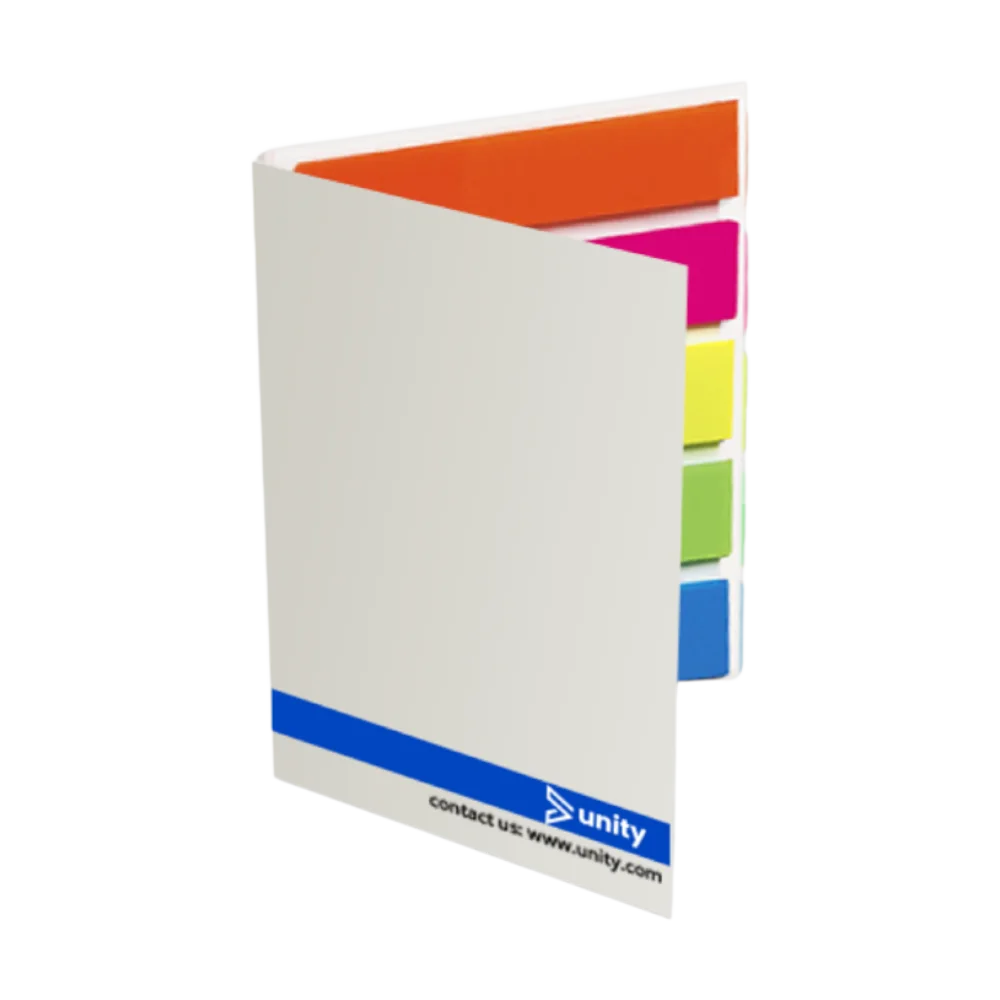 page markers with printed cover PDP
