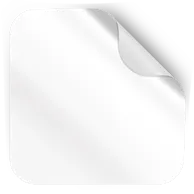 White glossy paper