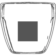 20 x 20 mm - On the Pot