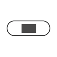 50 x 25 mm - Sur le couvercle