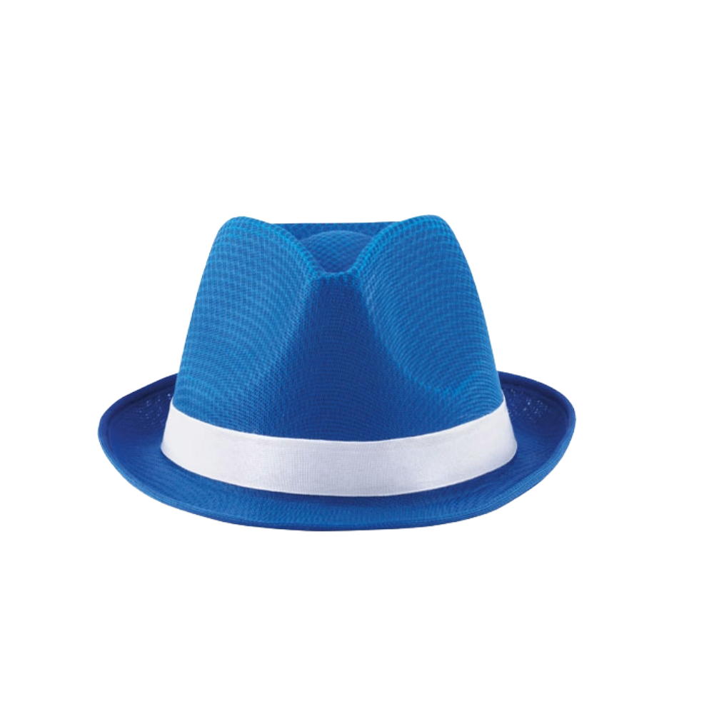 woogiecolouredpolyesterhat royal blue