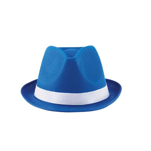woogiecolouredpolyesterhat royal blue