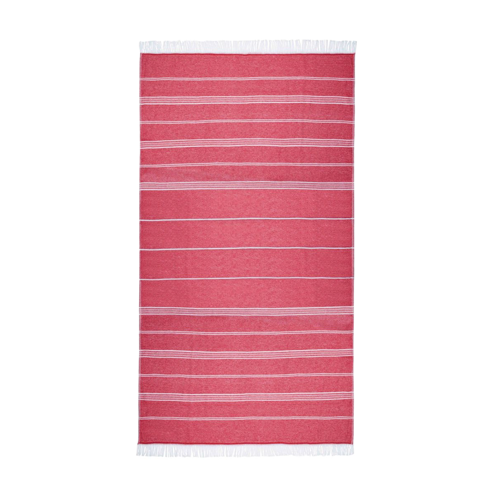 92. T1-RHAM RECYCLED HAMAM TOWEL Red