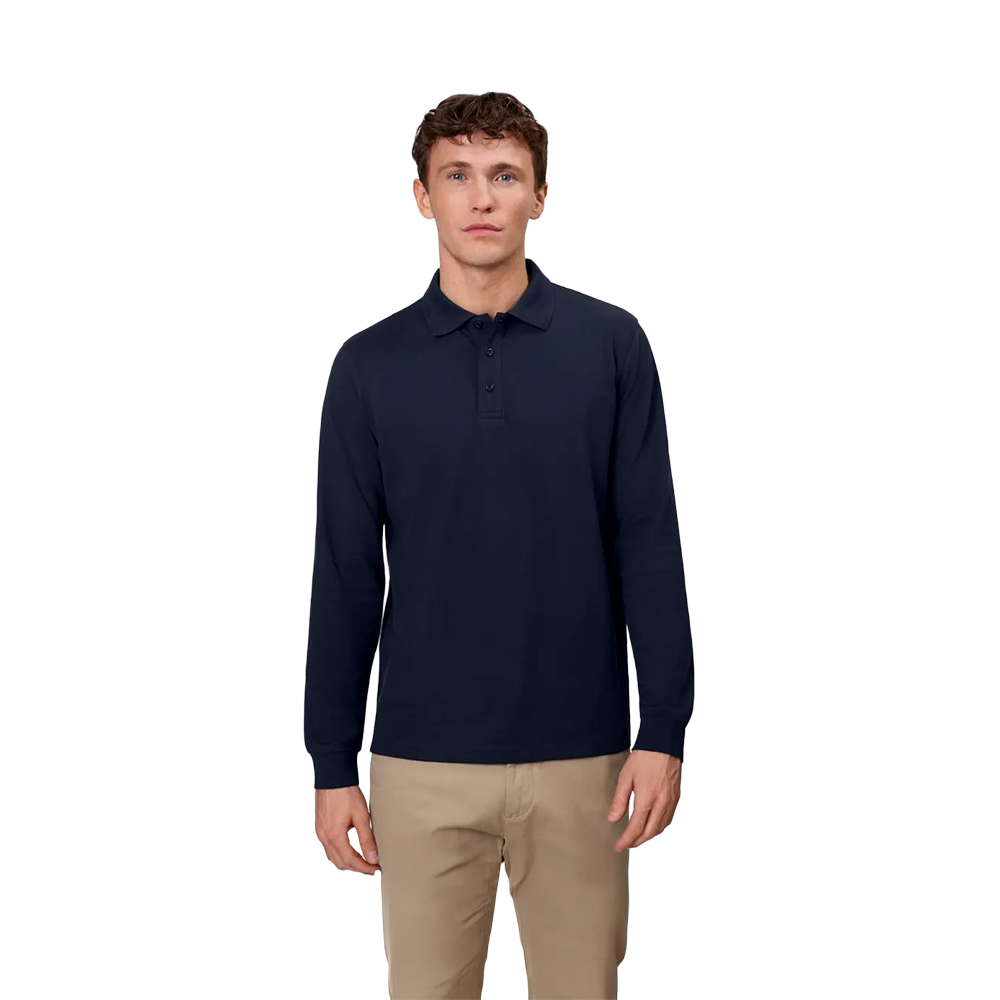 ID® Identity long-sleeved stretch polo shirt