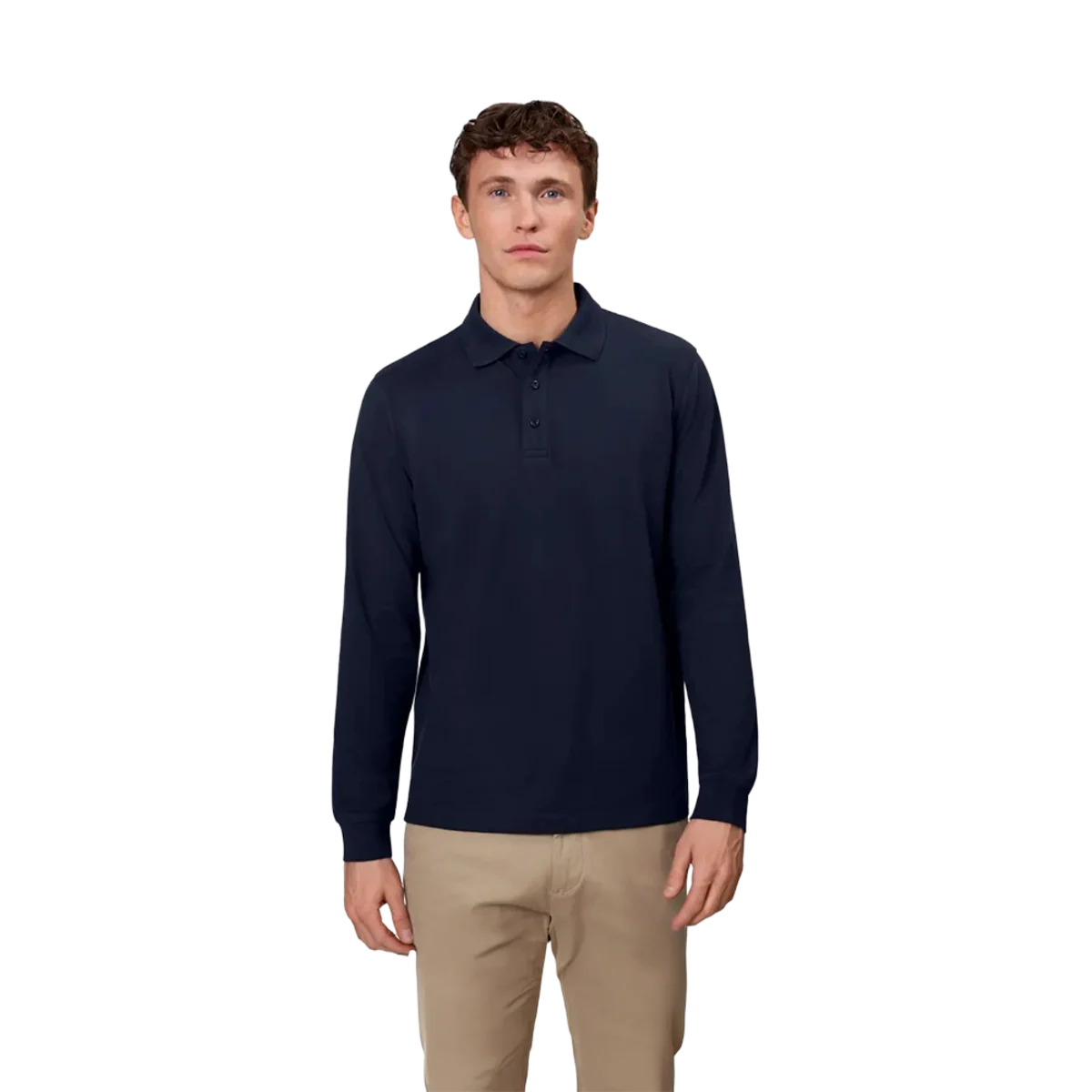 ID® Identity long-sleeved stretch polo shirt main image
