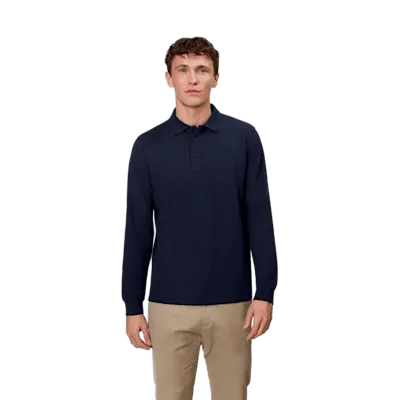ID® Identity long-sleeved stretch polo shirt