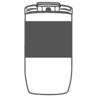 170 x 65 mm