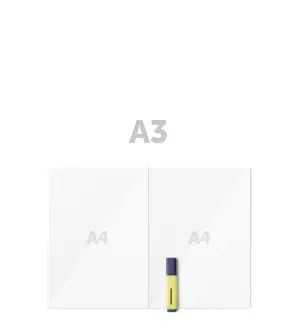 A3 (297 x 420 mm)